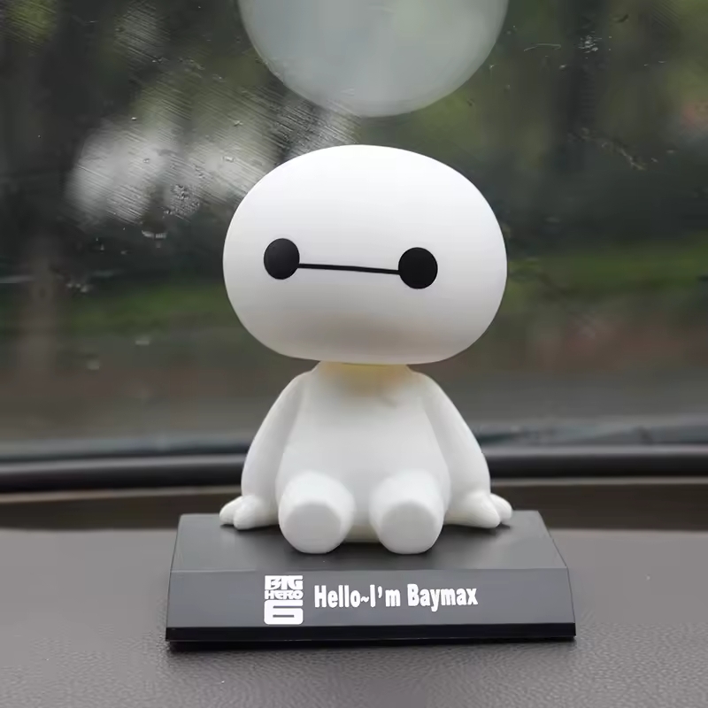 Baymax robot shaking head